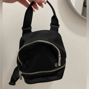 Lululemon black small backpack